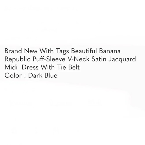 Banana Republic Puff Sleeve Satiny Dress - Picture 13 of 13